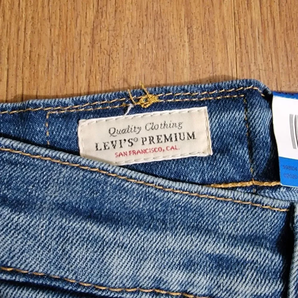 Levi's Premium 505 Regular Denim Jeans Shorts Medium Wash Men's Waist Size 29